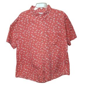 Goodfellow & Co XLMen Hawaiian Camp Shirt Coastal Beach Summer Aloha Casual Work